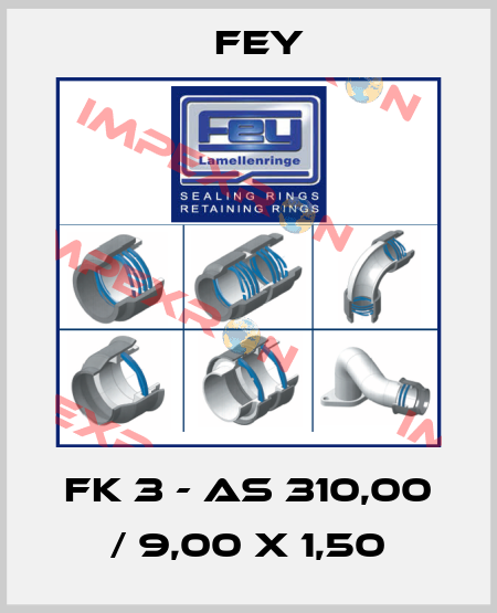 FK 3 - AS 310,00 / 9,00 x 1,50 Fey