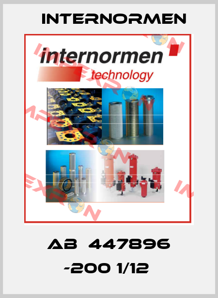 AB  447896 -200 1/12  Internormen