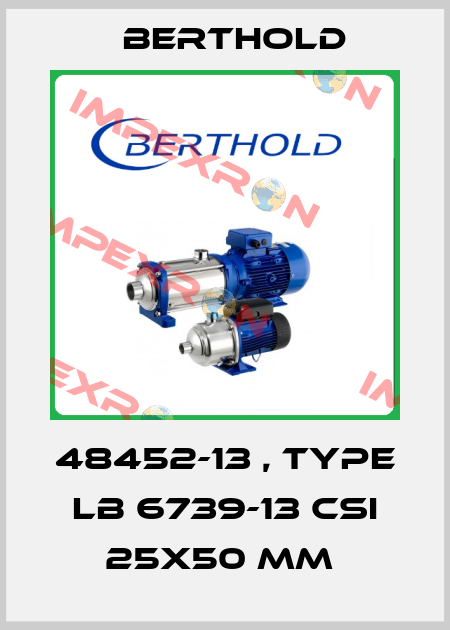 48452-13 , type LB 6739-13 CsI 25x50 mm  Berthold