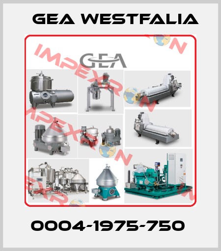 0004-1975-750  Gea Westfalia