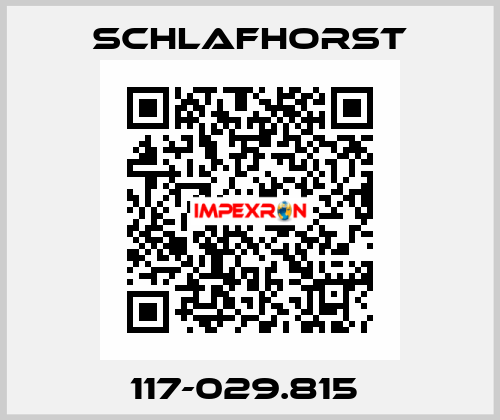 117-029.815  Schlafhorst