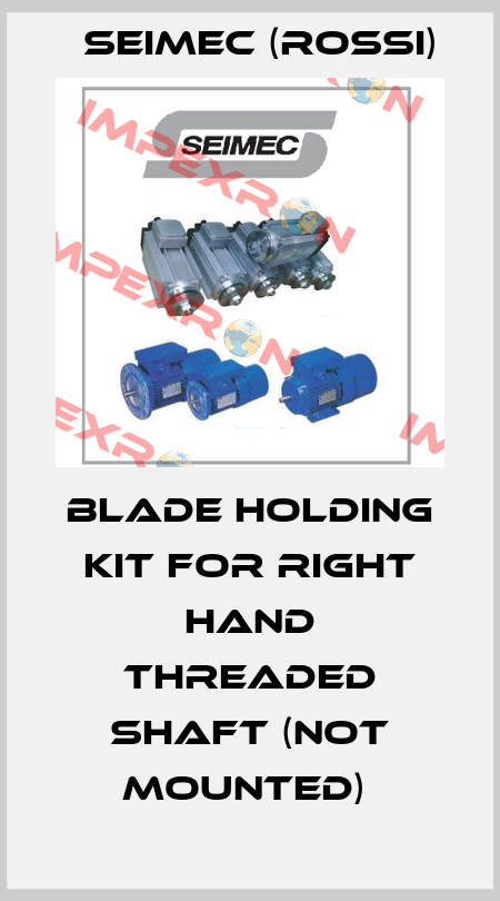 Blade holding kit for right hand threaded shaft (NOT mounted)  Seimec (Rossi)