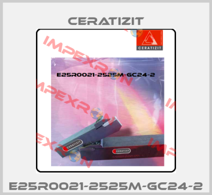 E25R0021-2525M-GC24-2 Ceratizit