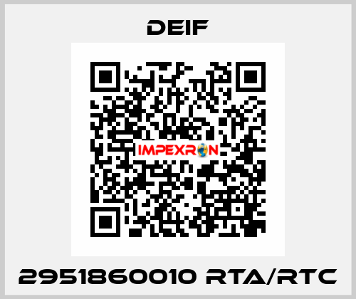 2951860010 RTA/RTC Deif