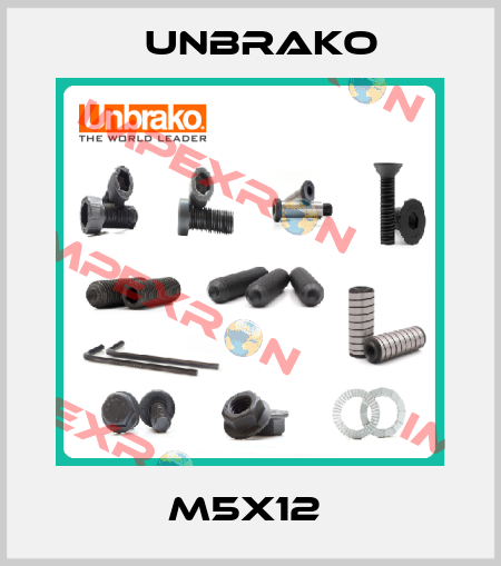 M5X12  Unbrako