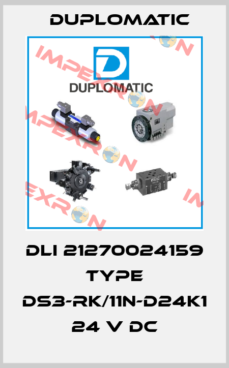 DLI 21270024159 Type DS3-RK/11N-D24K1 24 V DC Duplomatic