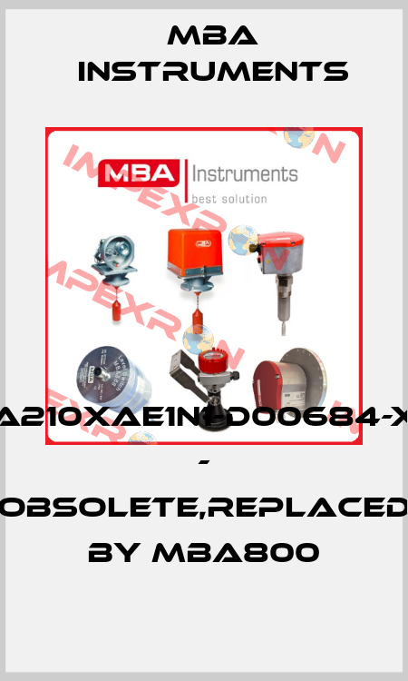 MBA210XAE1N1-D00684-X-XX - obsolete,replaced by MBA800 MBA Instruments