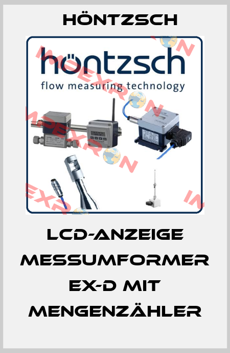 LCD-Anzeige Messumformer Ex-d mit Mengenzähler Höntzsch