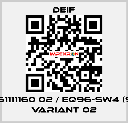 2961111160 02 / EQ96-sw4 (90°) Variant 02 Deif