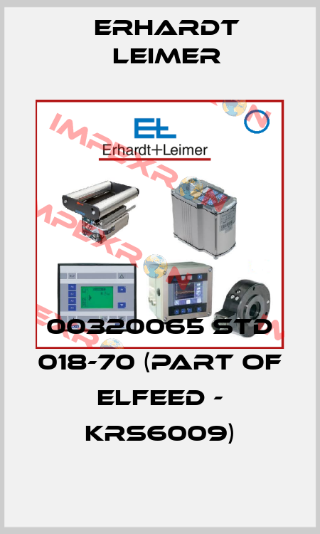 00320065 STD 018-70 (part of ELFEED - KRS6009) Erhardt Leimer
