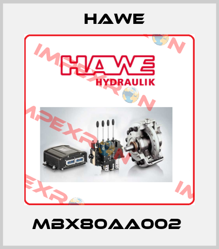 MBX80AA002  Hawe