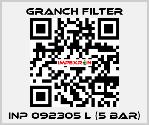 INP 092305 L (5 bar) GRANCH FILTER