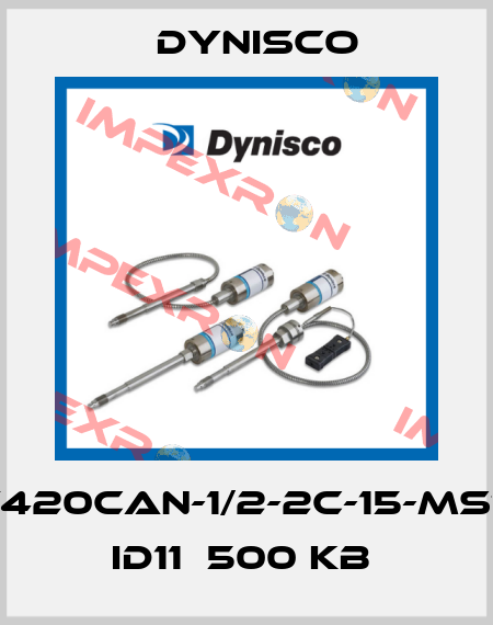 MDT420CAN-1/2-2C-15-MST001  ID11  500 KB  Dynisco