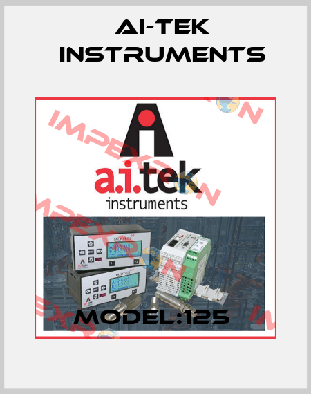 MODEL:125  AI-Tek Instruments