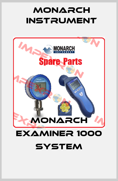 MONARCH EXAMINER 1000 SYSTEM Monarch Instrument