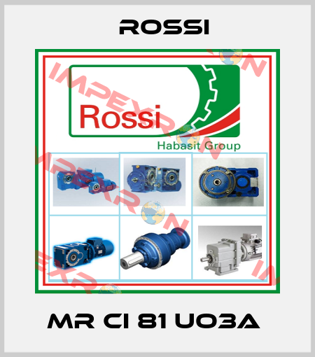 MR CI 81 UO3A  Rossi