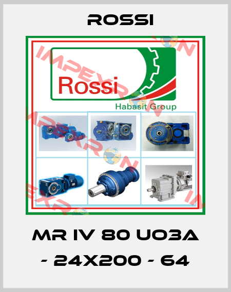 MR IV 80 UO3A - 24x200 - 64 Rossi