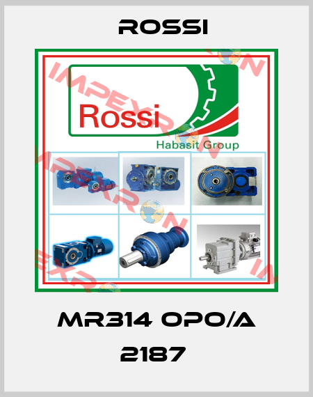 MR314 OPO/A 2187  Rossi