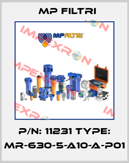 P/N: 11231 Type: MR-630-5-A10-A-P01 MP Filtri