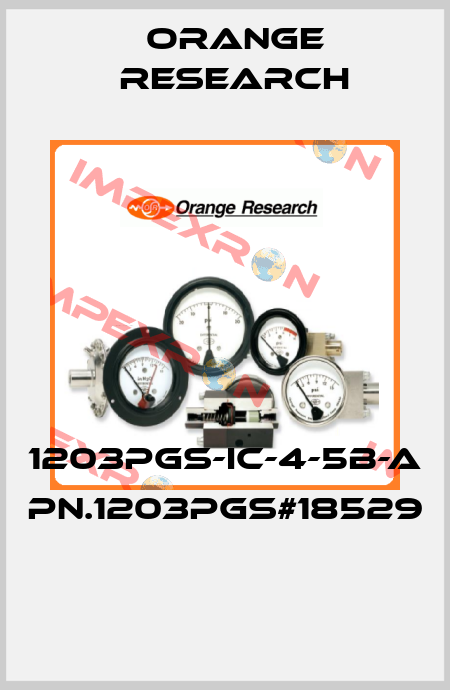 1203PGS-IC-4-5B-A PN.1203PGS#18529  Orange Research