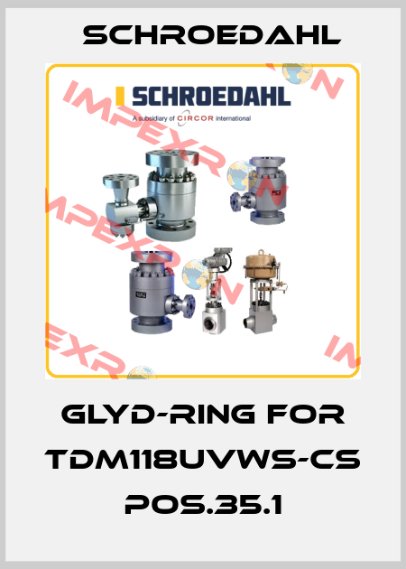Glyd-Ring for TDM118UVWS-CS pos.35.1 Schroedahl