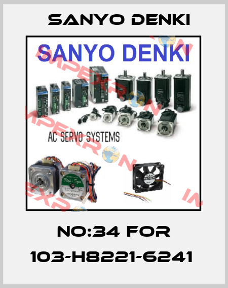 NO:34 FOR 103-H8221-6241  Sanyo Denki