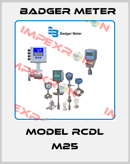 MODEL RCDL M25 Badger Meter