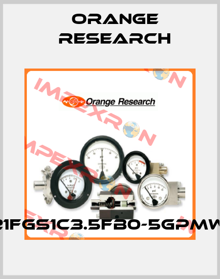 2021FGS1C3.5FB0-5GPMW6V Orange Research