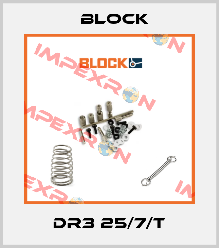 DR3 25/7/T Block