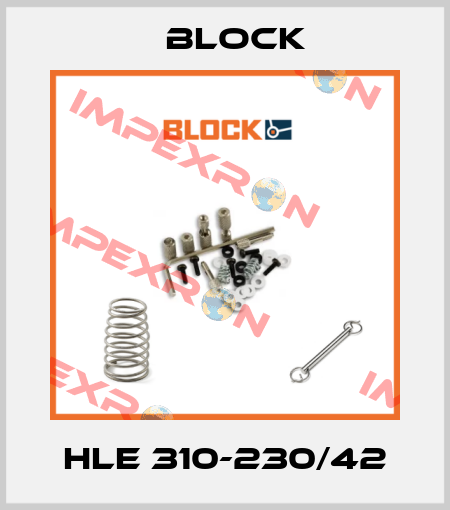 HLE 310-230/42 Block