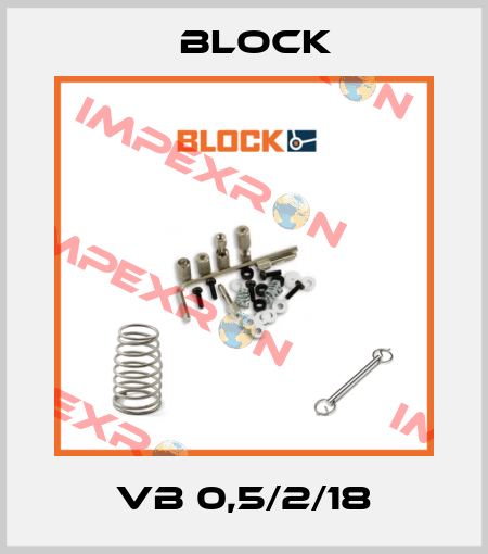VB 0,5/2/18 Block