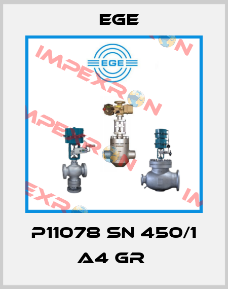 P11078 SN 450/1 A4 GR  Ege