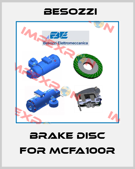 brake disc for MCFA100R Besozzi