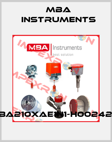 MBA210XAE1N1-H00242-B MBA Instruments