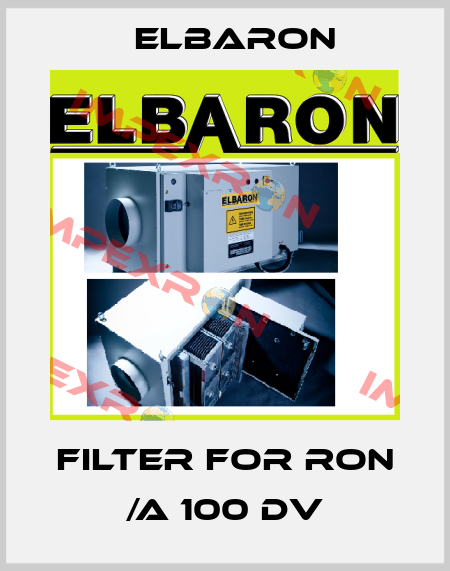 Filter for RON /A 100 DV Elbaron
