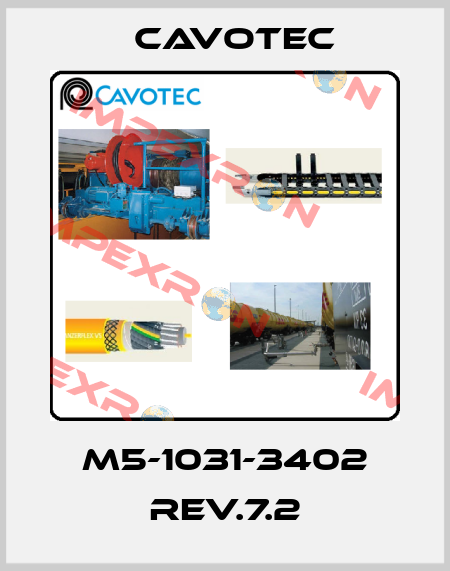 M5-1031-3402 Rev.7.2 Cavotec