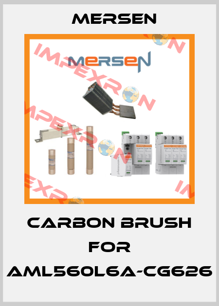 Carbon brush for AML560L6A-CG626 Mersen
