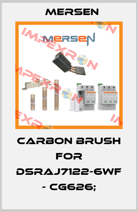 Carbon brush for DSRAJ7122-6WF - CG626; Mersen
