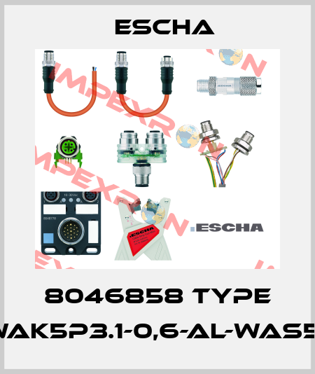 8046858 Type AL-WWAK5P3.1-0,6-AL-WAS5/S370 Escha