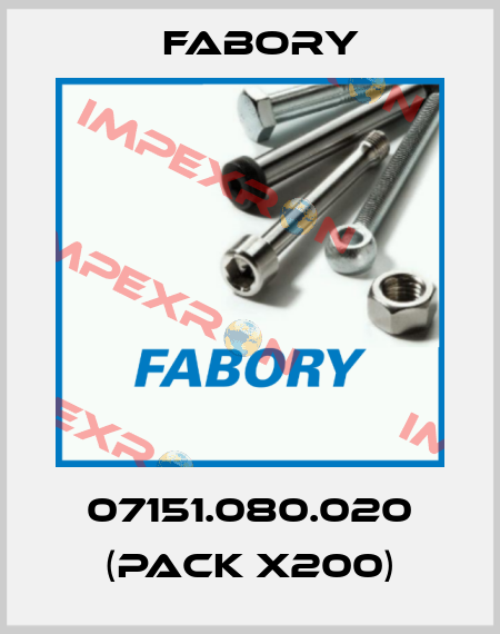 07151.080.020 (pack x200) Fabory