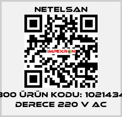 S 20300 ÜRÜN KODU: 1021434 360 DERECE 220 V AC NETELSAN