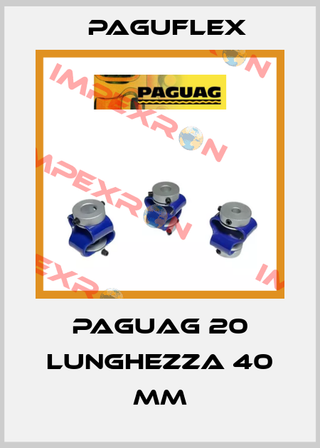 PAGUAG 20 LUNGHEZZA 40 MM Paguflex