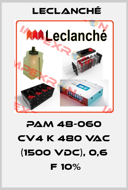 PAM 48-060 CV4 K 480 VAC (1500 VDC), 0,6 ΜF 10%  Leclanché