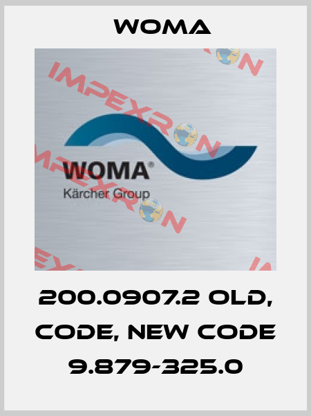 200.0907.2 old, code, new code 9.879-325.0 Woma