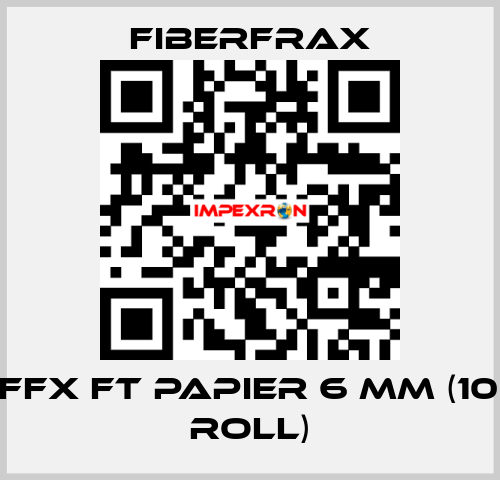 CA FFX FT PAPIER 6 MM (10 m2 roll) Fiberfrax