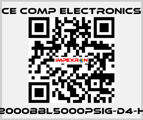 DPG2000BBL5000PSIG-D4-HA-10 Ce Comp Electronics