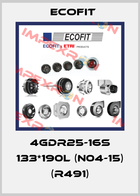 4GDR25-16S 133*190L (N04-15) (R491) Ecofit