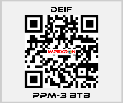 PPM-3 BTB Deif