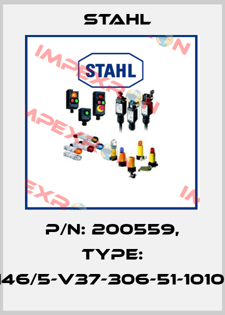 P/N: 200559, Type: 8146/5-V37-306-51-1010-K Stahl