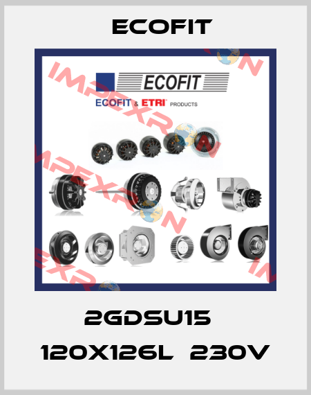 2GDSu15   120X126L  230V Ecofit